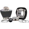 S&S Cycle #910-0909A - 132" High Compression | 136" Big Bore Kit - 4.320" Bore - Black w/Highlighted Fins - M8