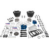 S&S Cycle #310-1398A - Power Pack - Oil Cooled - 496 Gear Drive - Wrinkle Black w/Highlight - M8