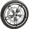 Arlen Ness #02-950 - Jagged Left Brake Rotor - Touring - 14"