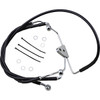 Drag Specialties - Brake Line - Front - Black - +6"