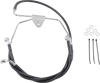 Brake Line - Front - Black - +2" - FLH 96-07