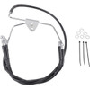 Drag Specialties - Brake Line - Front - Black - +6" - FLH '96-'07