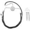 Drag Specialties - Brake Line - Front - Black - +4"