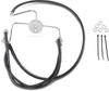 Brake Line - Front - Black - +8"