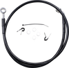 Brake Line - Front - Black - +2" - 04-10 XL