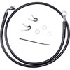 Drag Specialties - Brake Line - Front - Black - +4" - '04-'10 XL