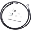 Drag Specialties - Brake Line - Front - Black - +8" - '04-'10 XL