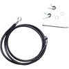 Drag Specialties - Brake Line - Front - Black - +8" - XL