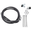 Drag Specialties - Brake Line - Front - Black - +6"