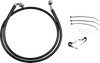 Brake Line - Front - Black - +4" - FXD 00-05