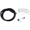 Drag Specialties - Brake Line - Front - Black - +6" - FXD '00-'05