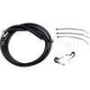 Drag Specialties - Brake Line - Front - Black - +10" - FXD '00-'05
