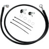Drag Specialties - Brake Line - Front - Black - +6" - FXDL '01-'05