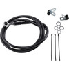 Drag Specialties - Brake Line - Front - Black - +4"