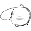 Drag Specialties - Brake Line - Front - +2" - Touring - Stainless Steel