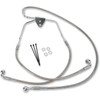 Drag Specialties - Brake Line - Front - +2" - Touring - Stainless Steel
