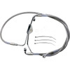 Drag Specialties - Brake Line - Front - +4" - Touring - Stainless Steel