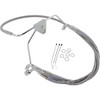 Drag Specialties - Brake Line - Front - +4" - Touring - Stainless Steel