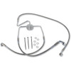 Drag Specialties - Brake Line - Front - +2" - Stainless Steel