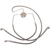 Drag Specialties - Brake Line - Front - +8" - Stainless Steel