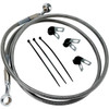 Drag Specialties - Brake Line - Front - +2" - Stainless Steel