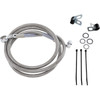 Drag Specialties - Brake Line - Front - +4" - Stainless Steel