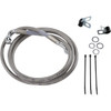 Drag Specialties - Brake Line - Front - +4" - Stainless Steel