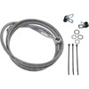 Drag Specialties - Brake Line - Front - +8" - Stainless Steel