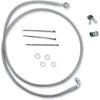 Drag Specialties - Brake Line - Front - +8" - Stainless Steel