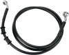 Brake Line - Front - Black - +10" - FXDB 08-17