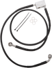 Brake Line - Front - Black - +2" - Softail 00-03