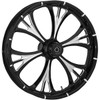 RC Components #23750-9031-102E - Wheel - Majestic Eclipse - Front - Dual Disc/without ABS - Black Eclipse - 23x3.75 - '08-'23 FLT