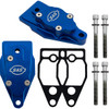 S&S Cycle #900-1299 - Billet Head Breather Kit - Anodized Blue - Twin Cam '99-'17