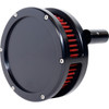 Feuling Parts #5443-S - Slim BA Air Cleaner Kit - Black - Red Filter - Twin Cam
