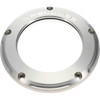 Rekluse #RMS-0515037 - Clear Derby Cover - Silver/Anodized - M8