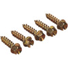 Gold Screws #1250-0058 - Tire Screws/Ice - Gold - 5/8" - 1000 Pack