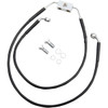 Drag Specialties - Brake Line - Front - Black - +10" - FXDWG '12-'17