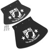Drag Specialties Seats - Mud Flap - POW-MIA - 10-1/2" W x 8" H