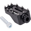 Thrashin Supply CO. #TSC-2221-1 - Aggressor Brake Pedal - Black - Touring