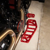 Thrashin Supply CO. #TSC-2221-2 - Aggressor Brake Pedal - Red - Touring