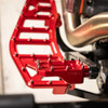 Thrashin Supply CO. #TSC-2221-2 - Aggressor Brake Pedal - Red - Touring