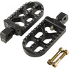 Joker Machine #08-56-8B - Serrated Foot Pegs - Black - Long