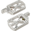 Joker Machine #08-646-3 - Bear Claw Foot Pegs - Silver - Harley-Davidson