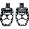 Burly Brand #B13-1017B - MX Evolution Passenger Pegs - Black - Softail
