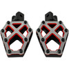 Kodlin USA #K73255-RL - NXL Foot Pegs - Black w/ Red Accent