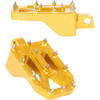 Thrashin Supply CO. #TSC-2022-5-D - Aggressor Foot Pegs - Rear - Gold - HD '72-'25