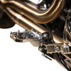 Thrashin Supply CO. #TSC-2022-3-D - Aggressor Foot Pegs - Rear - Chrome - HD '72-'25