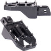 Thrashin Supply CO. #TSC-2022-1-SF - Aggressor Foot Pegs - Front - Black - FL/FX '18-'25