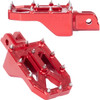 Thrashin Supply CO. #TSC-2022-2-SF - Aggressor Foot Pegs - Front - Red - FL/FX '18-'25