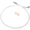 Magnum Shielding #AS37930 - Brake Line - 7/16-35° - 30" - Sterling Chromite II